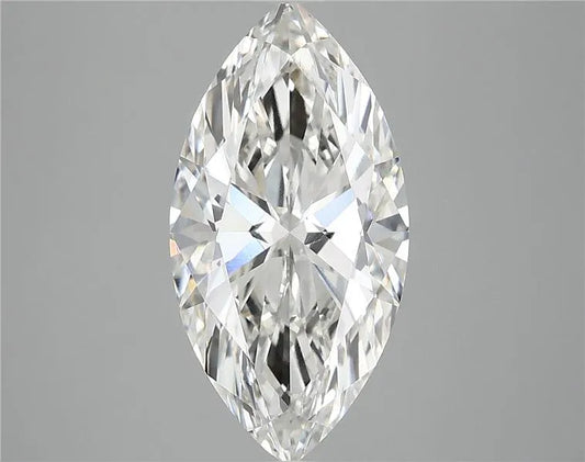 3.02ct Marquise Lab Grown Diamond (Colour G, Clarity VVS2, IGI Certified)