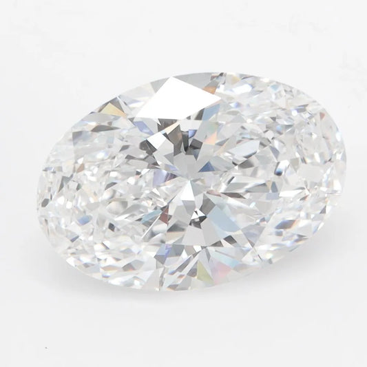 3.02ct Oval Lab Grown Diamond (Colour D, Clarity IF, IGI Certified)
