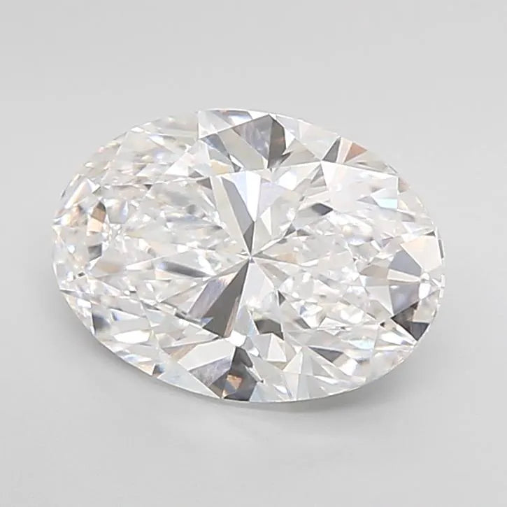 3.02ct Oval Lab Grown Diamond (Colour D, Clarity VVS2, IGI Certified)