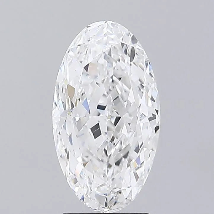 3.02ct Oval Lab Grown Diamond (Colour E, Clarity VS1, IGI Certified)
