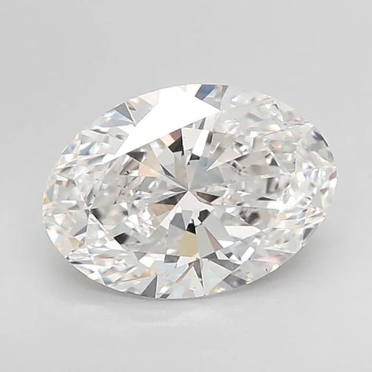 3.02ct Oval Lab Grown Diamond (Colour E, Clarity VS2, IGI Certified)