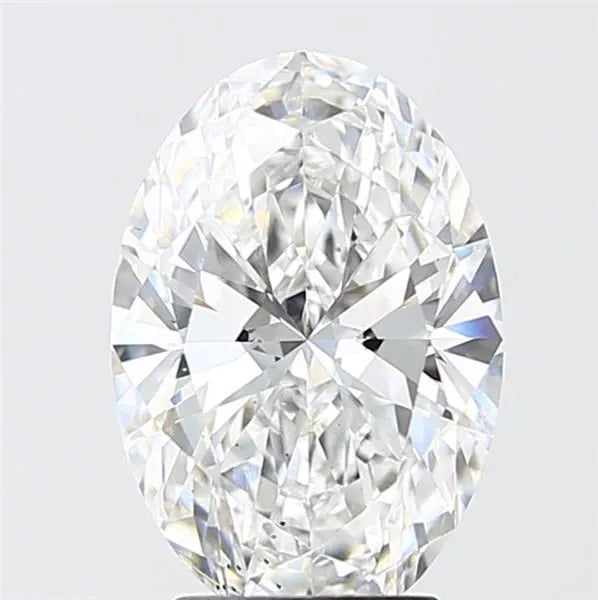 3.02ct Oval Lab Grown Diamond (Colour E, Clarity VS2, IGI Certified)