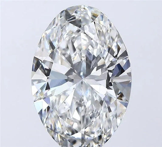 3.02ct Oval Lab Grown Diamond (Colour E, Clarity VVS2, IGI Certified)
