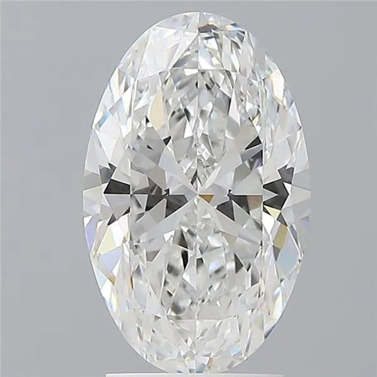 3.02ct Oval Lab Grown Diamond (Colour E, Clarity VVS2, IGI Certified)