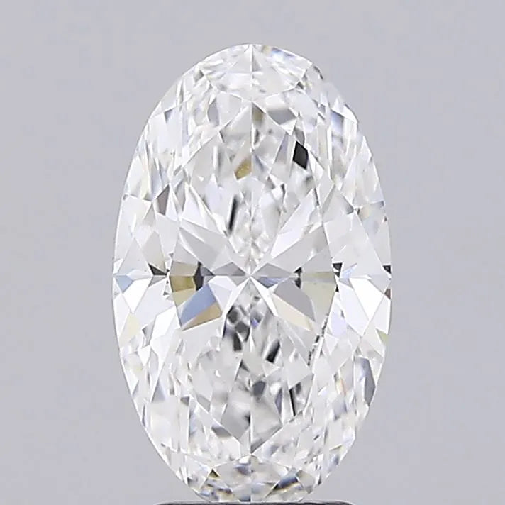 3.02ct Oval Lab Grown Diamond (Colour E, Clarity VVS2, IGI Certified)