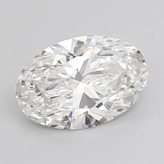 3.02ct Oval Lab Grown Diamond (Colour G, Clarity VS1, IGI Certified)