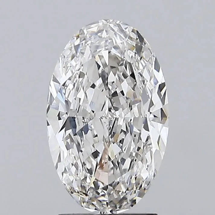 3.02ct Oval Lab Grown Diamond (Colour G, Clarity VVS2, IGI Certified)
