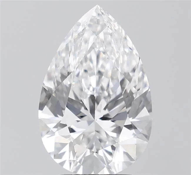 3.02ct Pear Lab Grown Diamond (Colour D, Clarity VVS2, IGI Certified)