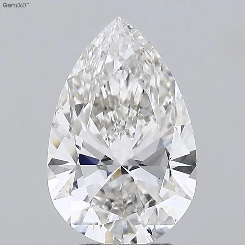 3.02ct Pear Lab Grown Diamond (Colour G, Clarity VS1, IGI Certified)