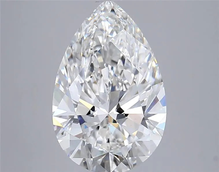 3.02ct Pear Lab Grown Diamond (Colour G, Clarity VVS2, IGI Certified)