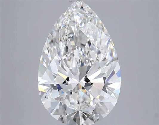 3.02ct Pear Lab Grown Diamond (Colour G, Clarity VVS2, IGI Certified)