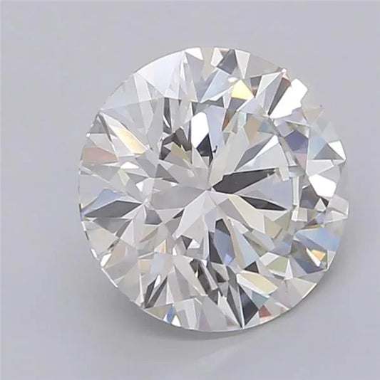 3.02ct Round Lab Grown Diamond (Colour G, Clarity VVS2, Cut ID, IGI Certified)
