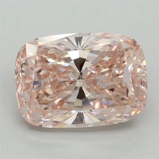 3.03ct Cushion brilliant Lab Grown Diamond (Colour Fancy Intense Pink, Clarity VS1, IGI Certified)