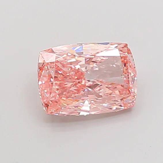 3.03ct Cushion modified Lab Grown Diamond (Colour Fancy Intense Pink, Clarity SI1, IGI Certified)