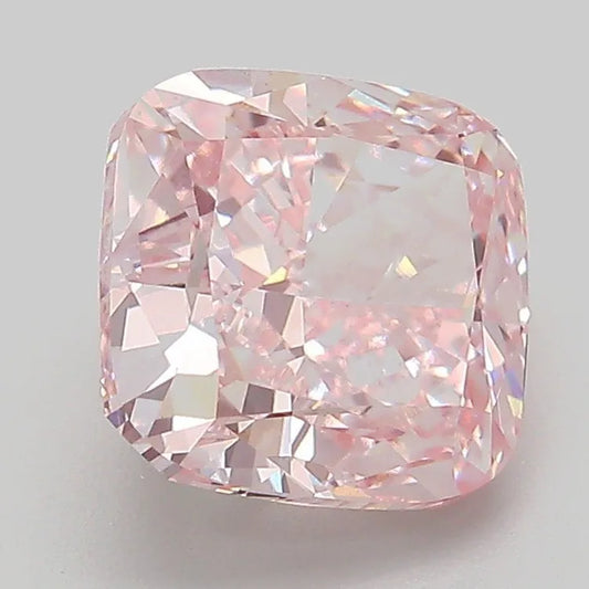 3.03ct Cushion modified Lab Grown Diamond (Colour Fancy Intense Pink, Clarity VS1, IGI Certified)
