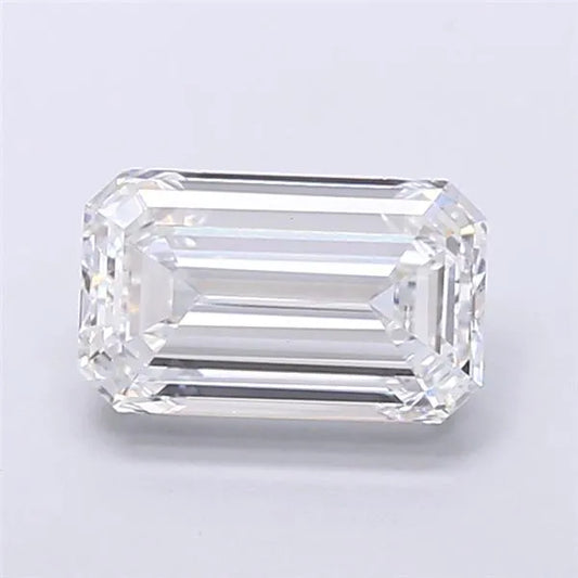 3.03ct Emerald Lab Grown Diamond (Colour E, Clarity VVS2, IGI Certified)