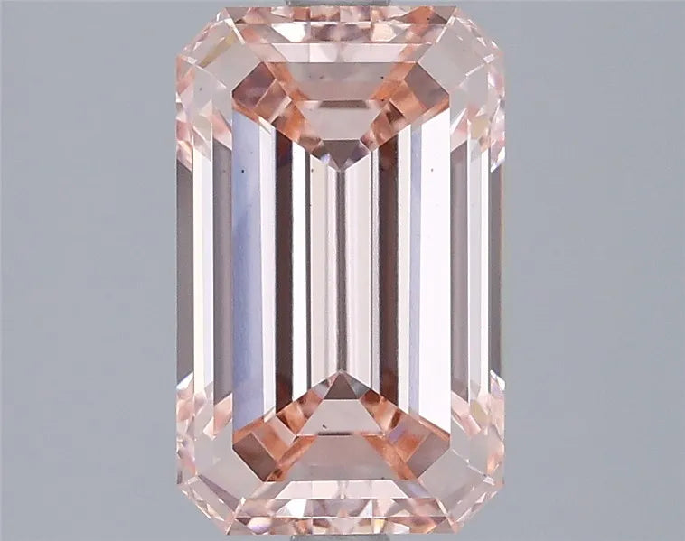 3.03ct Emerald Lab Grown Diamond (Colour Fancy Intense Pink, Clarity VS2, IGI Certified)
