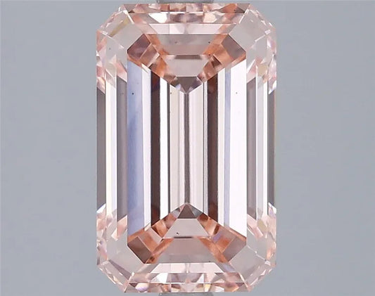 3.03ct Emerald Lab Grown Diamond (Colour Fancy Intense Pink, Clarity VS2, IGI Certified)