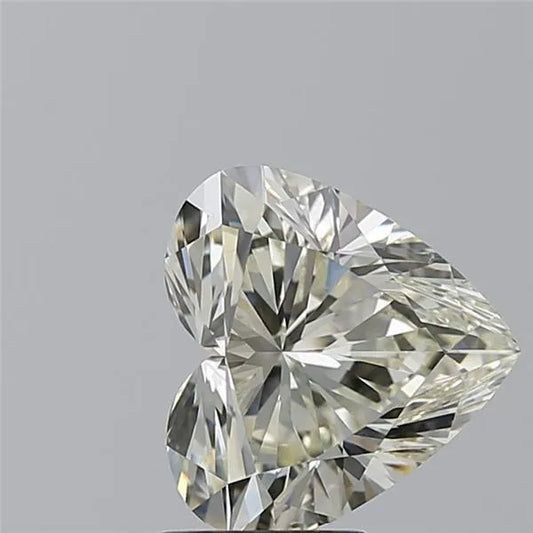 3.03ct Heart Natural Diamond (Colour J, Clarity VS2, Cut VG, IGI Certified)