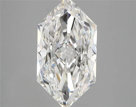 3.03ct Hexagonal Lab Grown Diamond (Colour E, Clarity VVS2, IGI Certified)