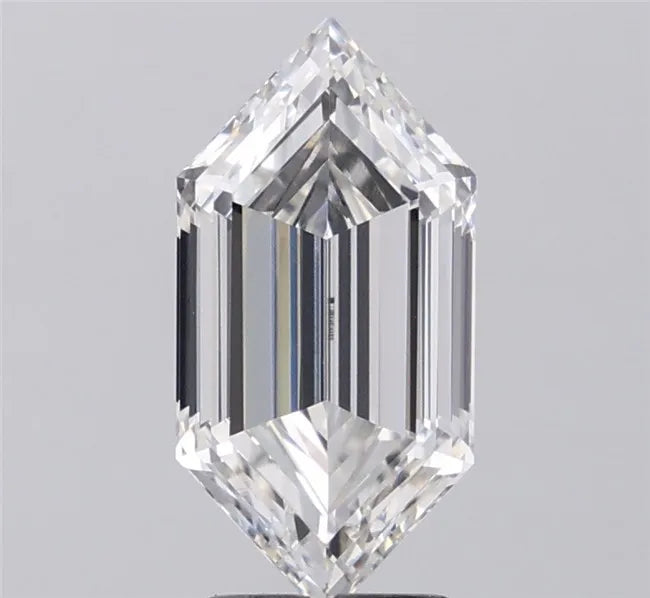 3.03ct Hexagonal Lab Grown Diamond (Colour G, Clarity VVS2, IGI Certified)