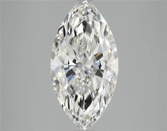 3.03ct Marquise Lab Grown Diamond (Colour G, Clarity VVS2, IGI Certified)