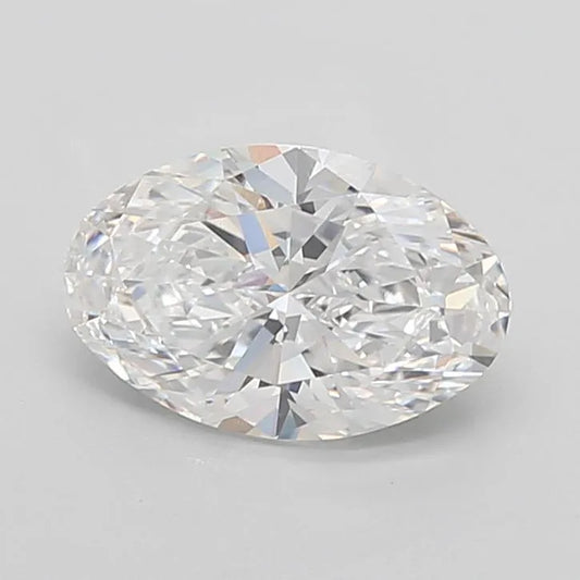 3.03ct Oval Lab Grown Diamond (Colour D, Clarity IF, IGI Certified)