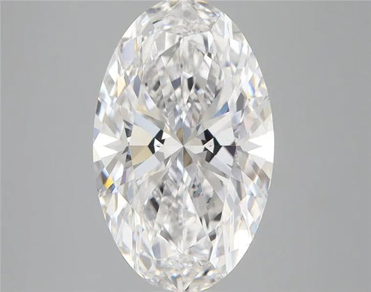 3.03ct Oval Lab Grown Diamond (Colour D, Clarity VVS2, IGI Certified)