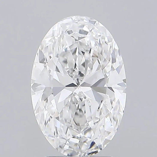 3.03ct Oval Lab Grown Diamond (Colour D, Clarity VVS2, IGI Certified)