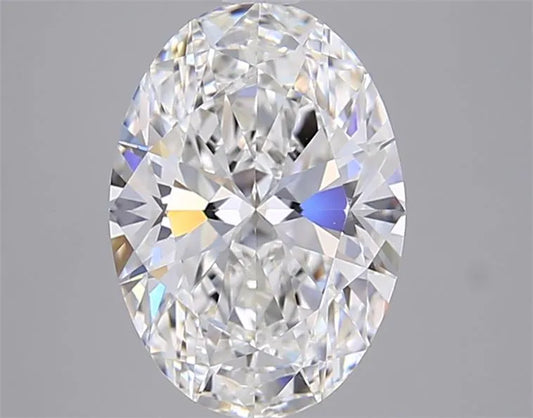 3.03ct Oval Lab Grown Diamond (Colour F, Clarity VVS1, IGI Certified)