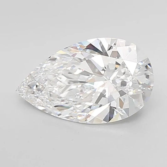 3.03ct Pear Lab Grown Diamond (Colour D, Clarity VVS2, IGI Certified)