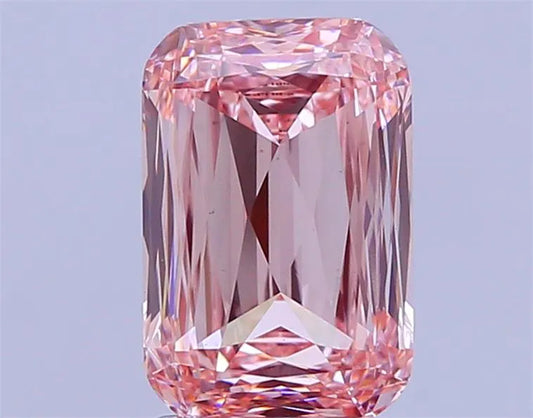 3.04ct Cushion modified Lab Grown Diamond (Colour Fancy Vivid Pink, Clarity VS1, IGI Certified)