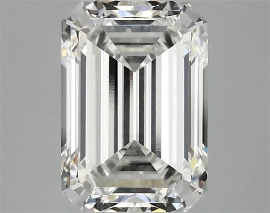 3.04ct Emerald Lab Grown Diamond (Colour F, Clarity VS1, IGI Certified)