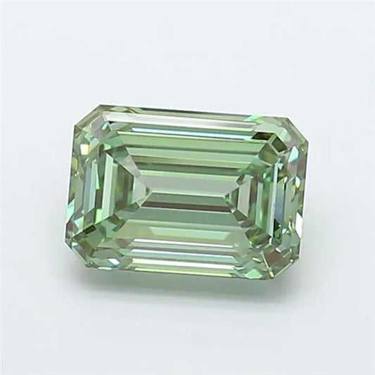 3.04ct Emerald Lab Grown Diamond (Colour Fancy Vivid Green, Clarity VVS2, IGI Certified)