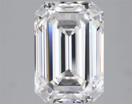 3.04ct Emerald Lab Grown Diamond (Colour G, Clarity VVS2, IGI Certified)