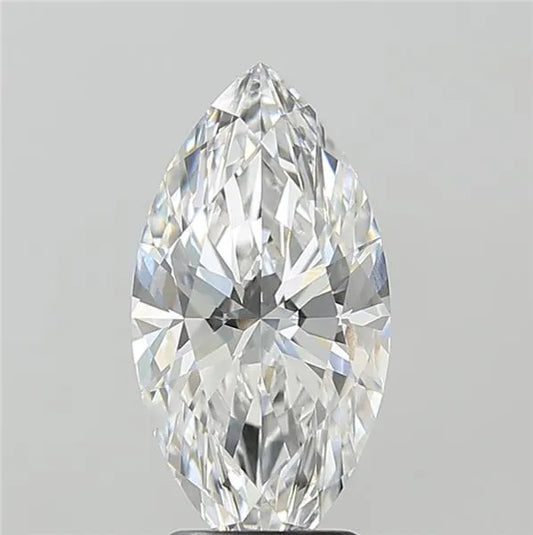 3.04ct Marquise Lab Grown Diamond (Colour E, Clarity VVS2, IGI Certified)