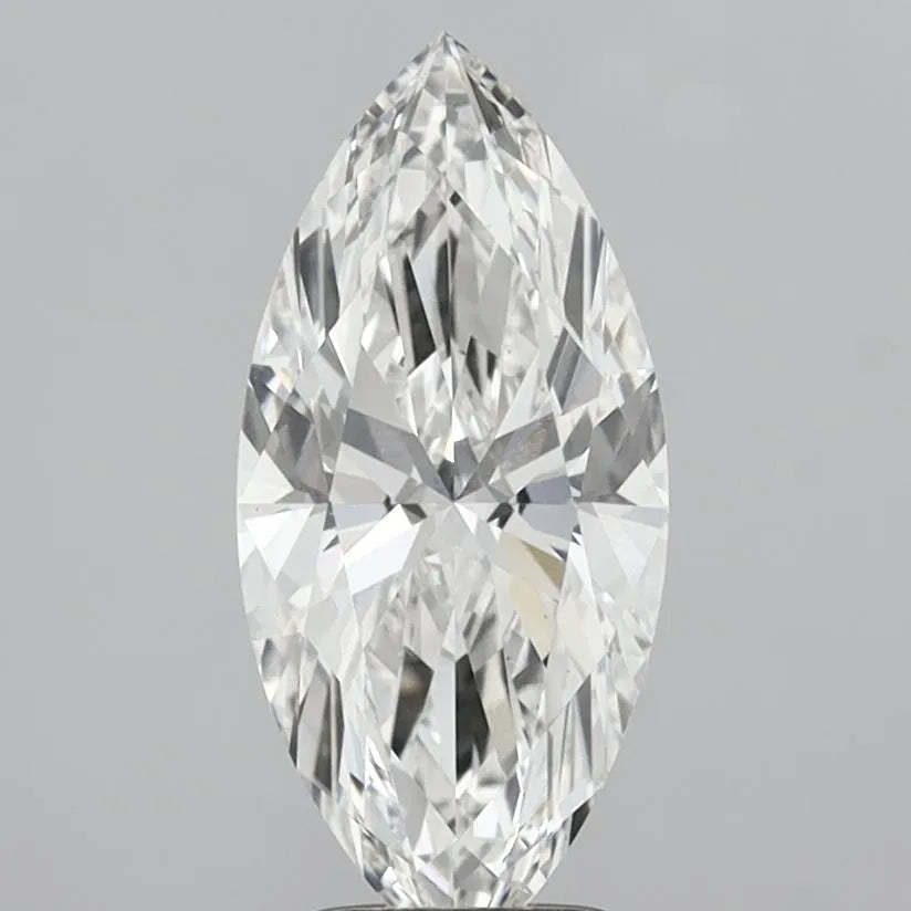 3.04ct Marquise Lab Grown Diamond (Colour F, Clarity VVS2, IGI Certified)