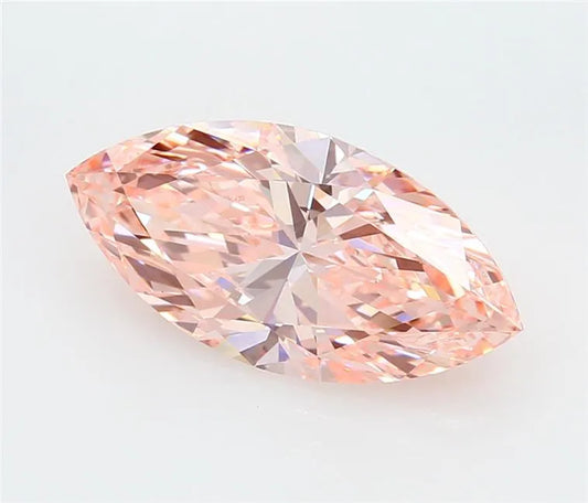 3.04ct Marquise Lab Grown Diamond (Colour Fancy Vivid Pink, Clarity VVS2, IGI Certified)