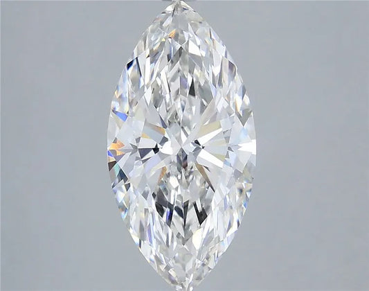 3.04ct Marquise Lab Grown Diamond (Colour G, Clarity VS1, IGI Certified)