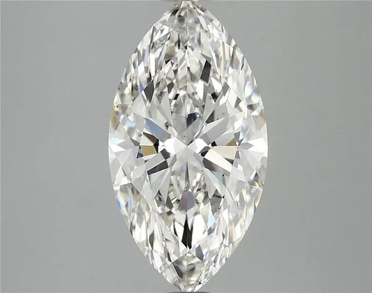 3.04ct Marquise Lab Grown Diamond (Colour G, Clarity VS2, IGI Certified)
