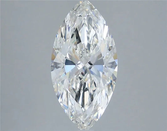 3.04ct Marquise Lab Grown Diamond (Colour G, Clarity VVS2, IGI Certified)