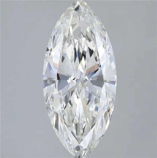 3.04ct Marquise Lab Grown Diamond (Colour G, Clarity VVS2, IGI Certified)