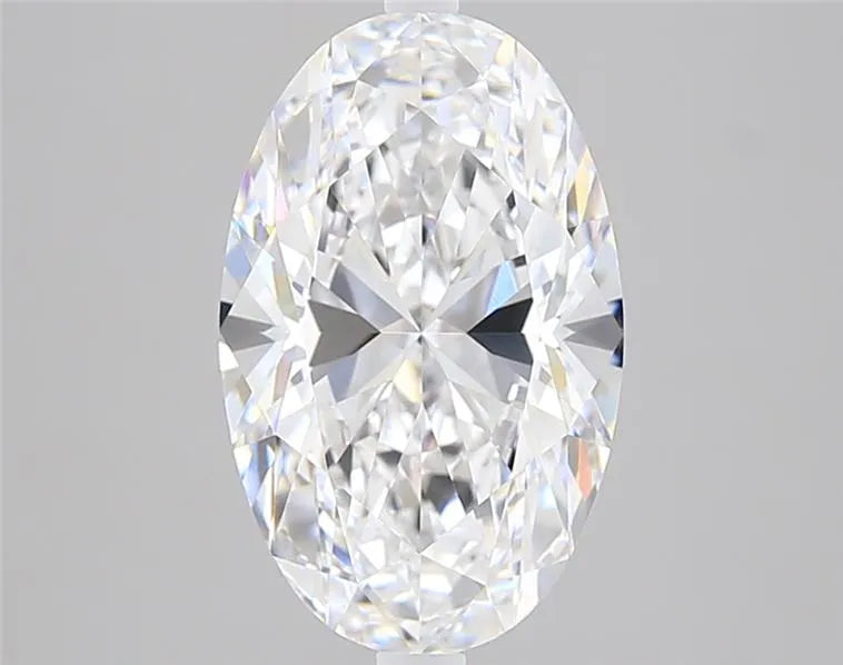 3.04ct Oval Lab Grown Diamond (Colour D, Clarity IF, IGI Certified)