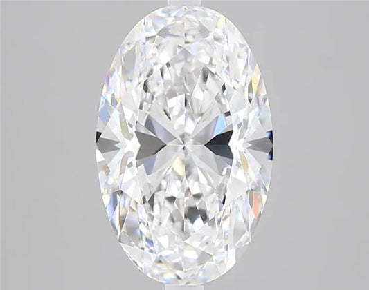 3.04ct Oval Lab Grown Diamond (Colour D, Clarity IF, IGI Certified)