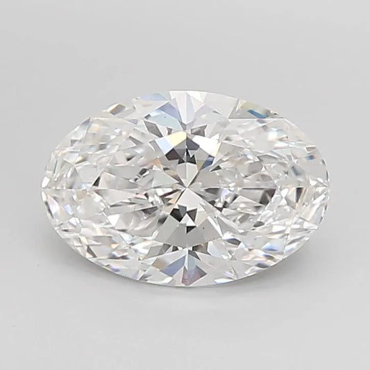 3.04ct Oval Lab Grown Diamond (Colour E, Clarity VS1, IGI Certified)