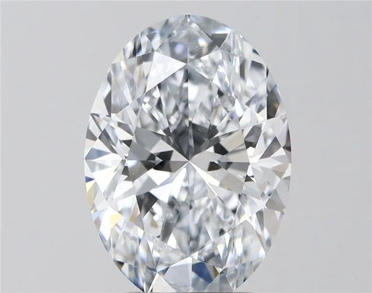 3.04ct Oval Lab Grown Diamond (Colour E, Clarity VVS1, IGI Certified)