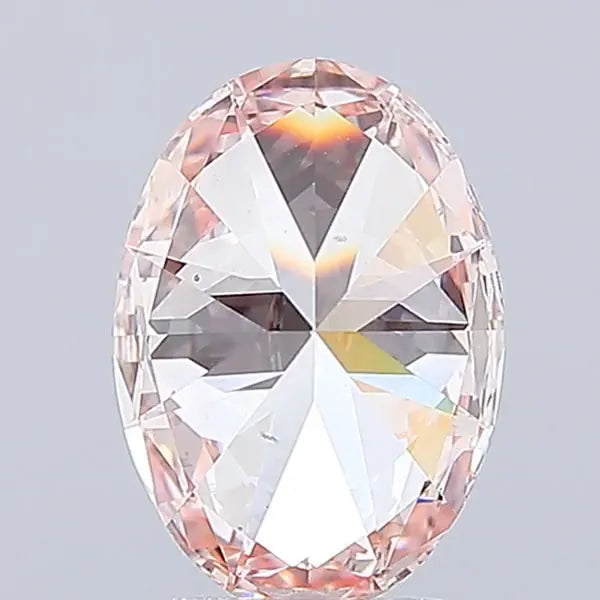 3.04ct Oval Lab Grown Diamond (Colour Fancy Intense Pink, Clarity SI1, IGI Certified)