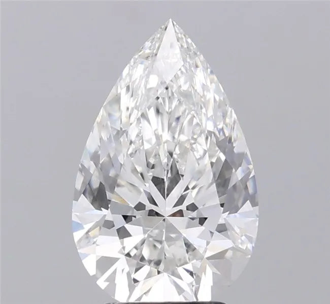 3.04ct Pear Lab Grown Diamond (Colour F, Clarity VVS2, IGI Certified)