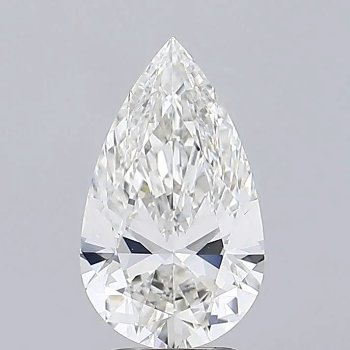 3.04ct Pear Lab Grown Diamond (Colour G, Clarity VVS2, IGI Certified)