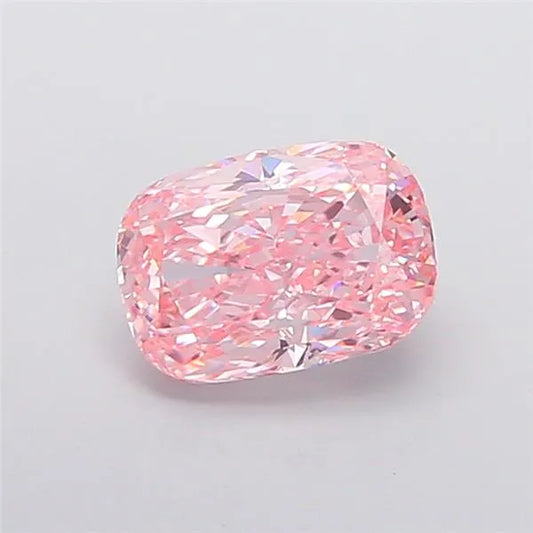 3.05ct Cushion modified Lab Grown Diamond (Colour Fancy Vivid Pink, Clarity VS1, IGI Certified)